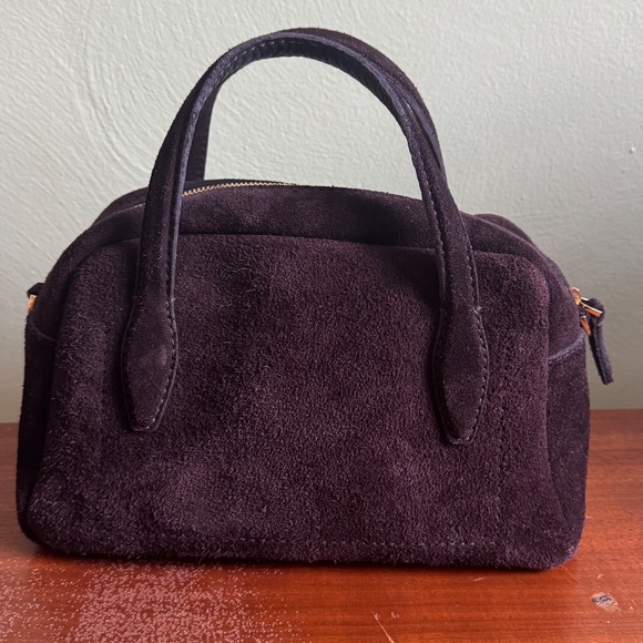 Madewell Medium Crossbody Bag Suede in "Dark Carob" - Picture 6 of 9